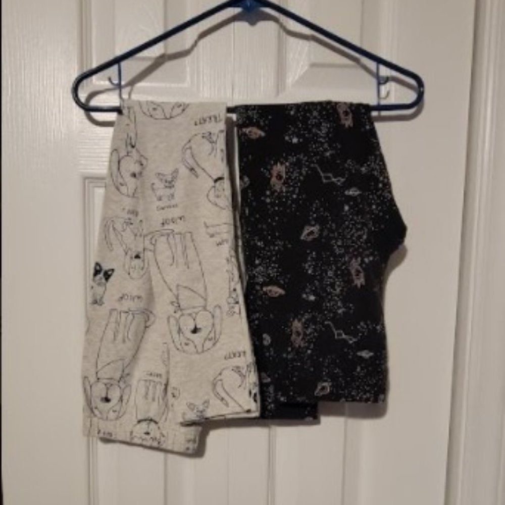 Carters Girls size 14 leggings- 2 pairs